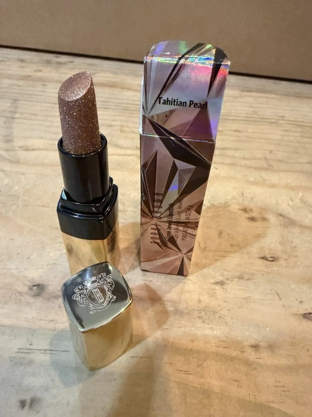 Bobbi Brown Luxe Jewel Lipstick In Tahitian Pearl Full Size Limited Edition New